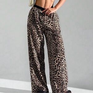 Leopard Print Women's Pants